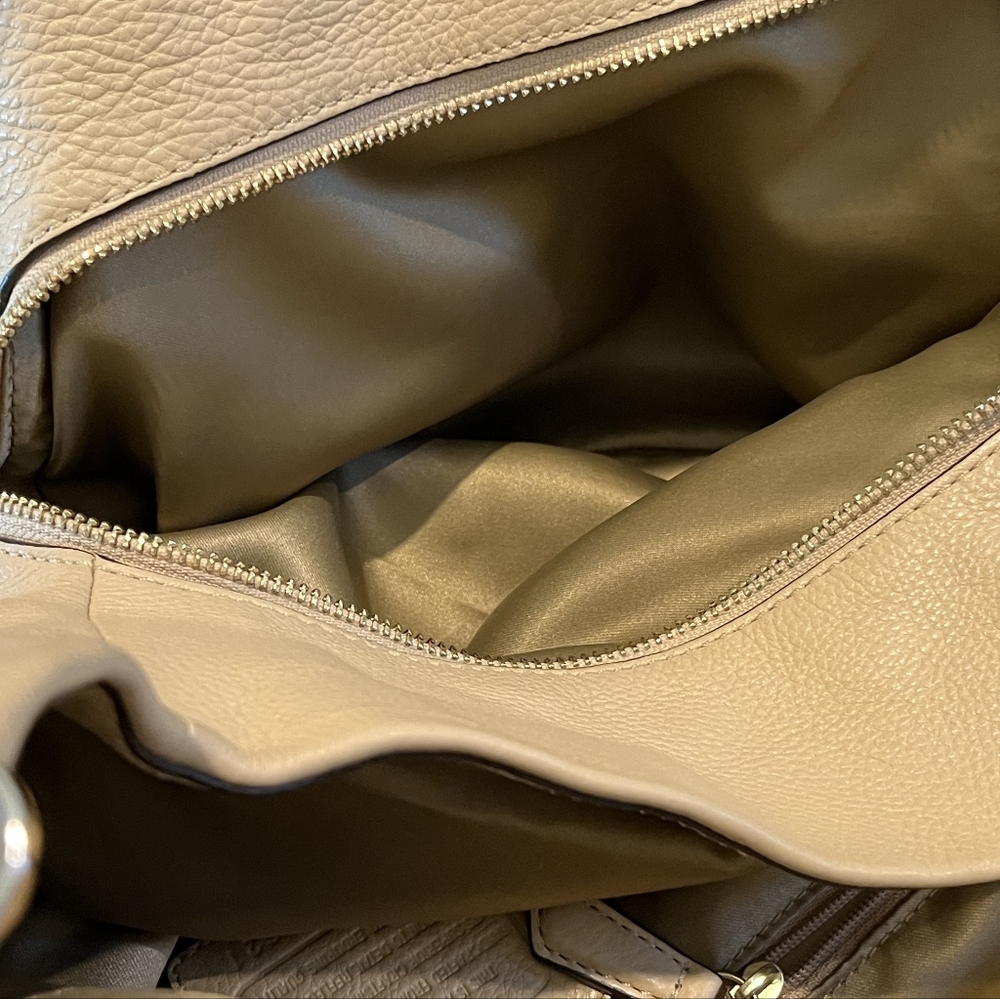 Coach Pebbled Tan‎ Leather Madison Phoebe 3 Compartment Bag Like New Cond… - Picture 11 of 16